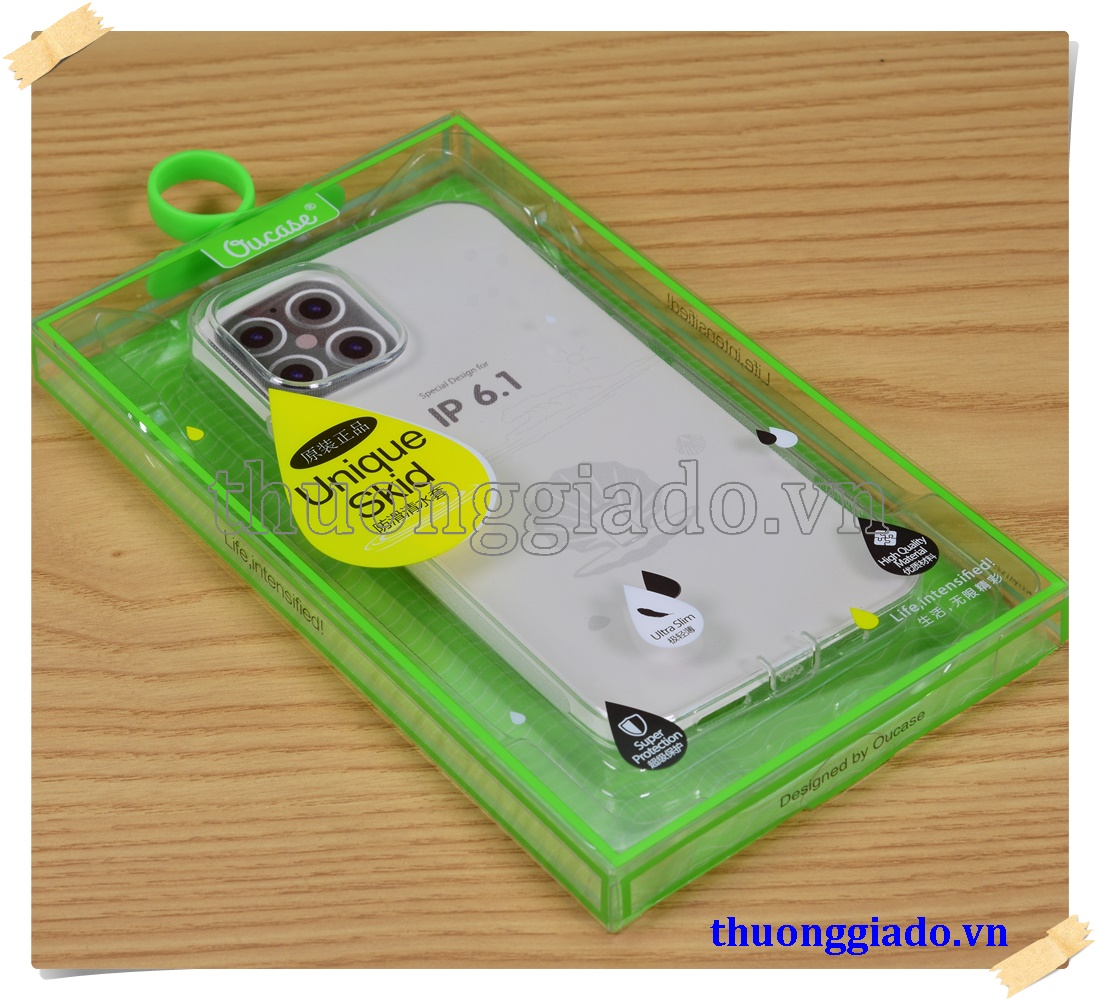 Ốp lưng silicone trong suốt Vu Case cho iPhone 12 Pro (6.1 inch)