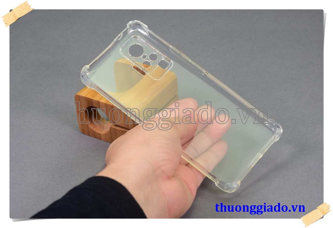 Ốp lưng silicone Vivo X50 Pro, ốp dẻo trong suốt tăng cường chống sốc 4 góc