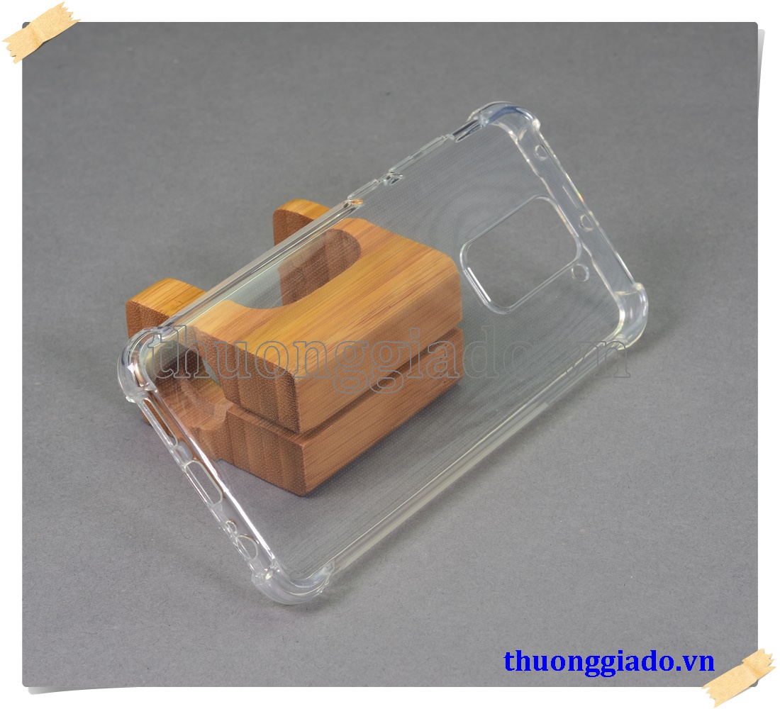 Ốp lưng silicone Redmi Note 9 (6.53 inch)/ Redmi 10X, ốp dẻo trong suốt chống sôc 4 góc