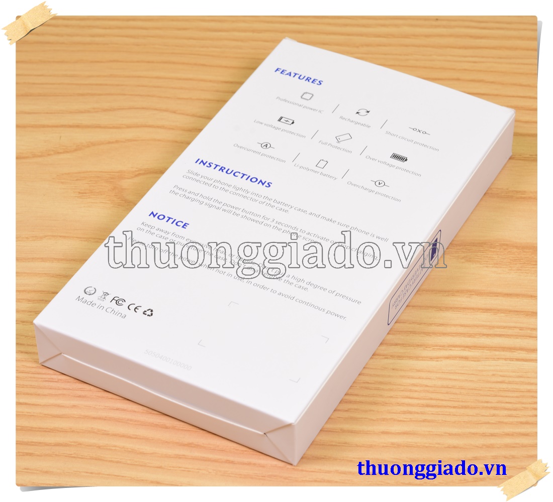 Pin sạc dự phòng iPhone 12 Pro Max 4800mAh kiêm ốp lưng bảo vệ