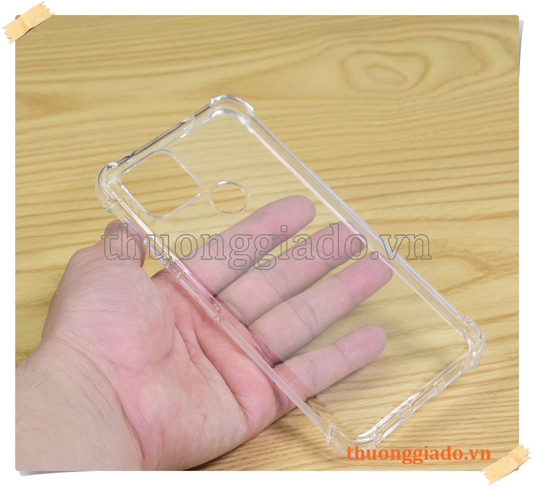 Ốp lưng silicone Google Pixel 4A (5G), ốp dẻo trong suốt, chống sốc 4 góc