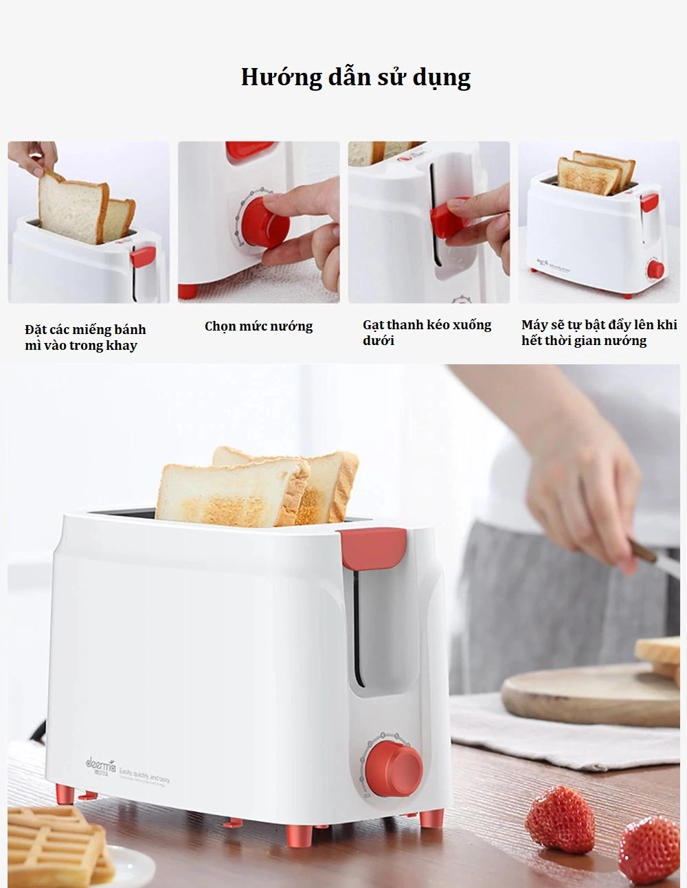 Máy nướng bánh mì Xiaomi Deerma SL-261