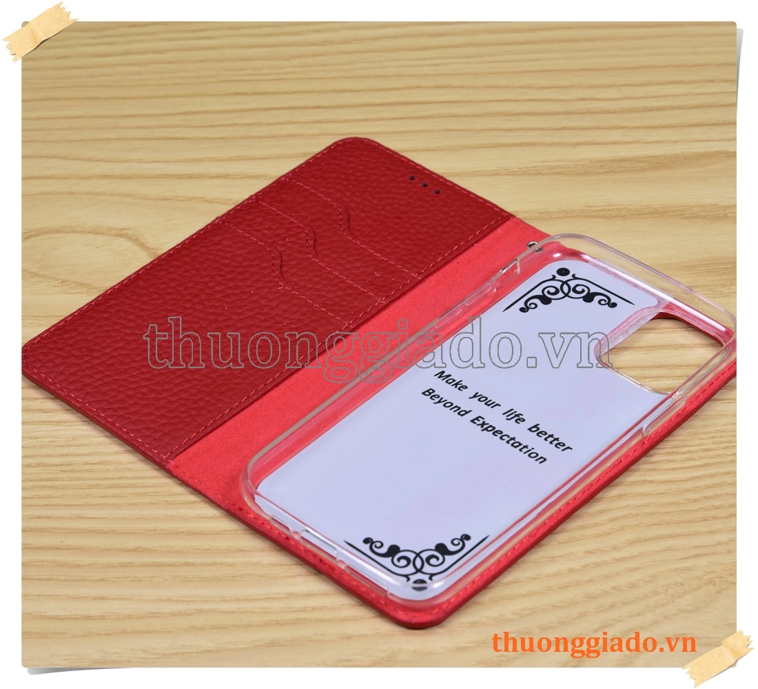 Bao da cầm tay iPhone 11 Pro (5.8 inch), chất liệu da bò Bao da cầm tay iPhone 11 Pro (5.8 inch), chất liệu da bò