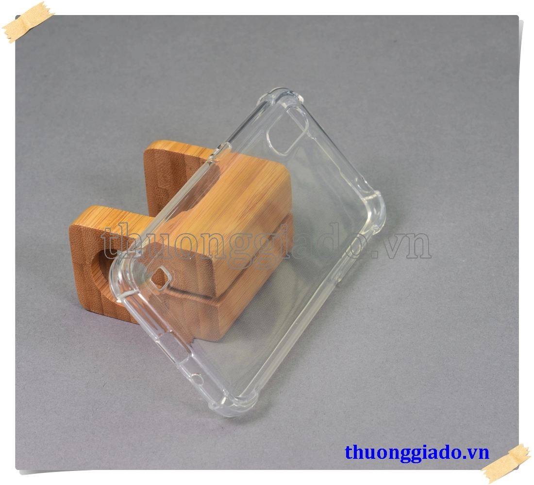 Ốp lưng silicone Samsung Galaxy A01, ốp dẻo trong suốt chống sốc 4 góc