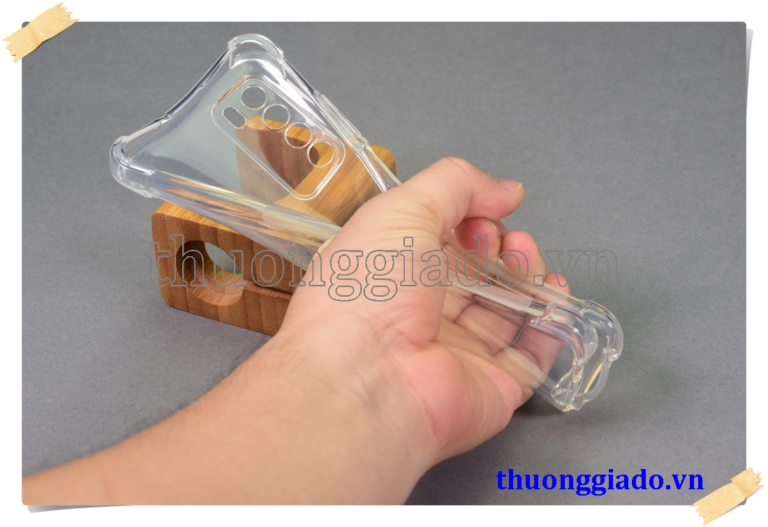 Ốp lưng silicone Honor Play 4, ốp dẻo trong suốt tăng cường chống sốc 4 góc