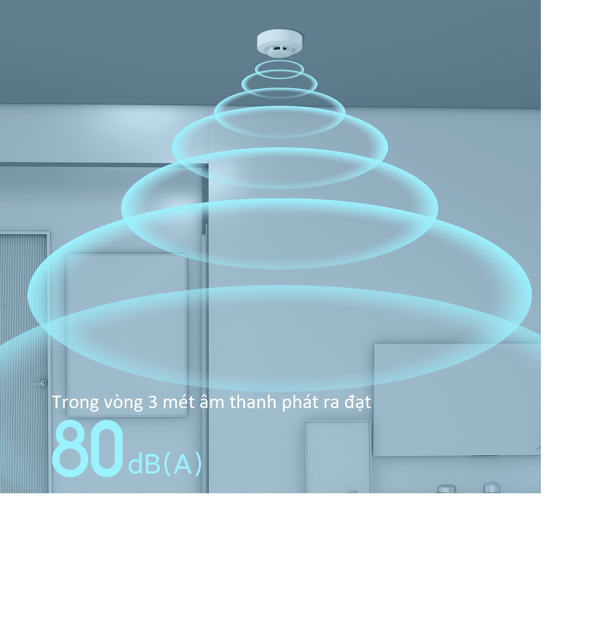 Thiết bị cảm biến và cảnh báo khói Xiaomi Honeywell YTYJ-GD-03MI/BB