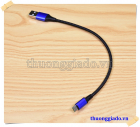 Cáp sạc micro usb loại ngắn vỏ bọc vải dù, hỗ trợ sạc nhanh (23cm, 27cm, 2.1A)