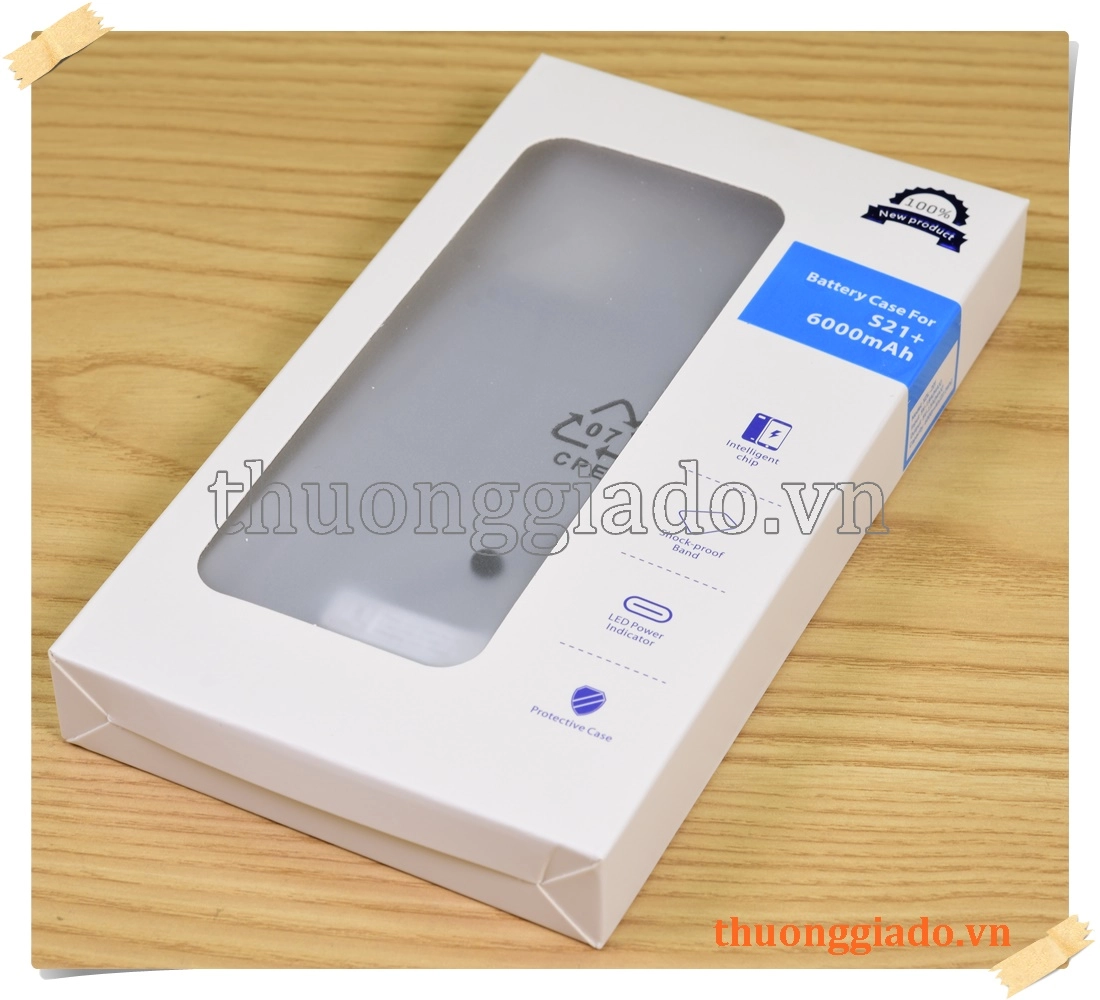 Samsung Galaxy S21+ SM-G996 - Ốp lưng kiêm pin sạc dự phòng 6000mAh cho điện thoại