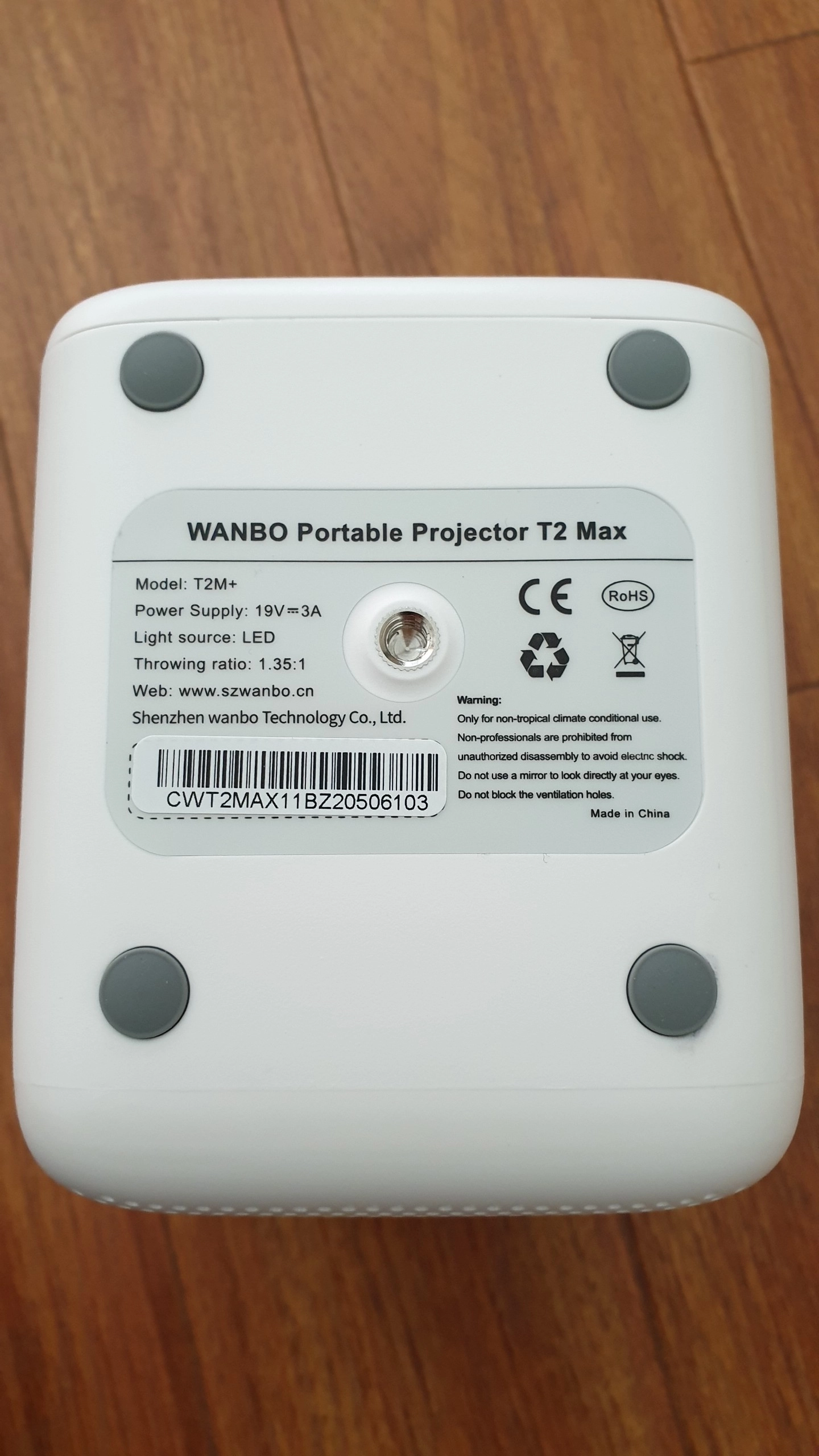 Máy chiếu TV Smart Xiaomi Wanbo T2 Max (bản quốc tế) Full HD, 120 inch