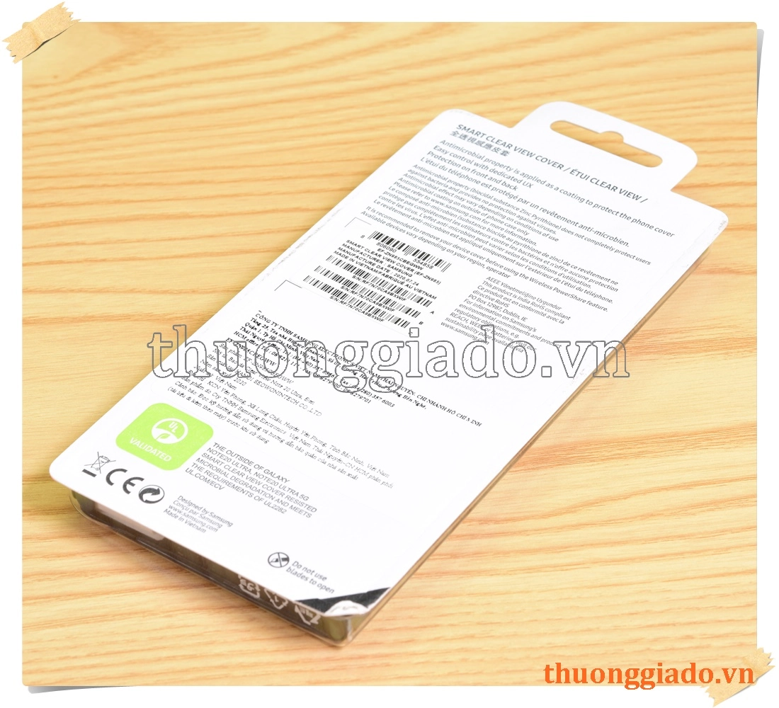 Samsung Galaxy Note 20 Ultra/ SM-N985 - Bao Da Smart Clear View Cover chính hãng Samsung Galaxy Note 20 Ultra/ SM-N985 - Bao Da Smart Clear View Cover chính hãng