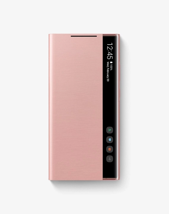 Samsung Galaxy Note 20 Ultra/ SM-N985 - Bao Da Smart Clear View Cover chính hãng Samsung Galaxy Note 20 Ultra/ SM-N985 - Bao Da Smart Clear View Cover chính hãng