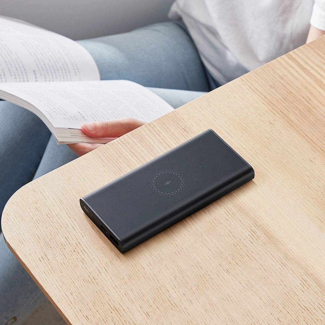 Pin sạc dự phòng không dây Xiaomi WPB15ZM 10000mAh sạc nhanh 18W Pin sạc dự phòng không dây Xiaomi WPB15ZM 10000mAh sạc nhanh 18W