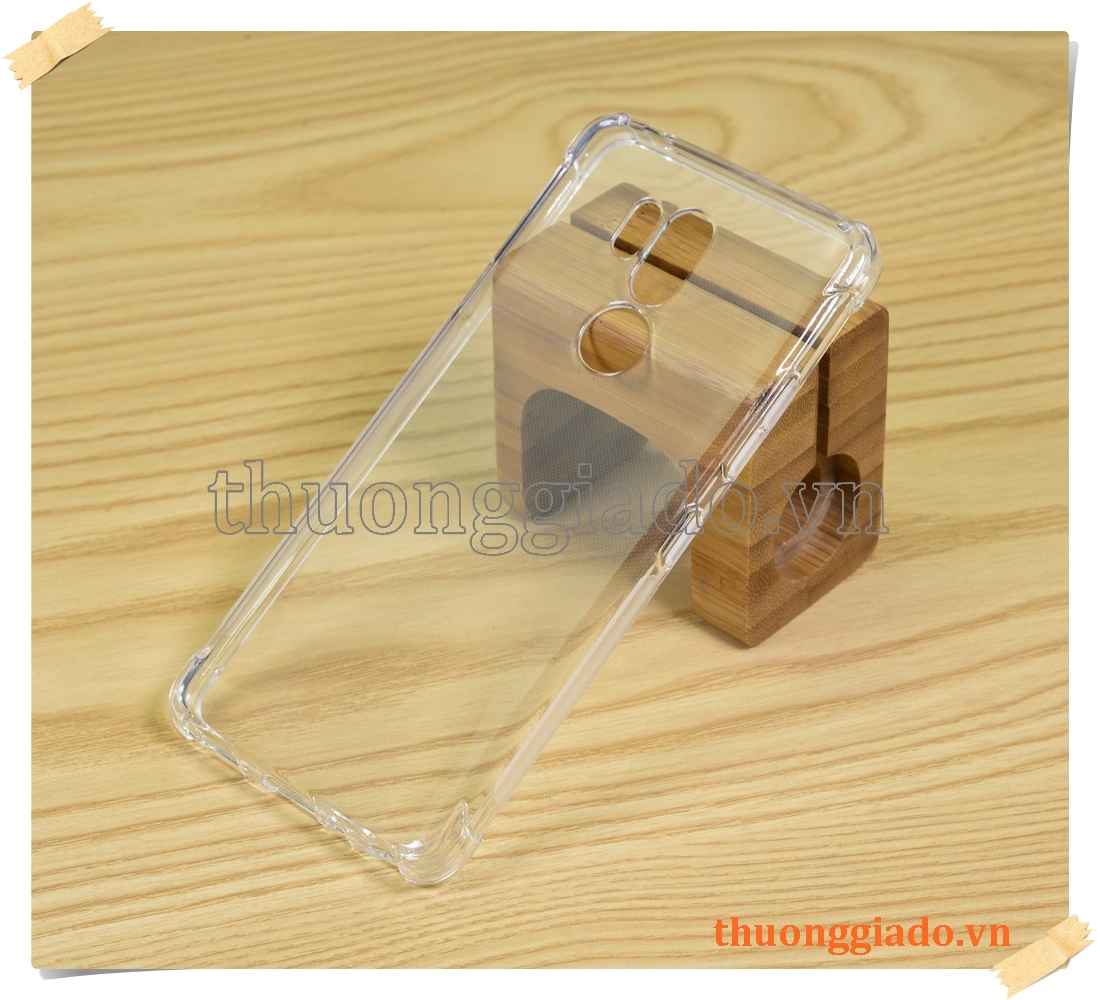 Ốp lưng silicone LG G7 ThinQ, ốp dẻo trong suốt tăng cường chống sốc 4 góc
