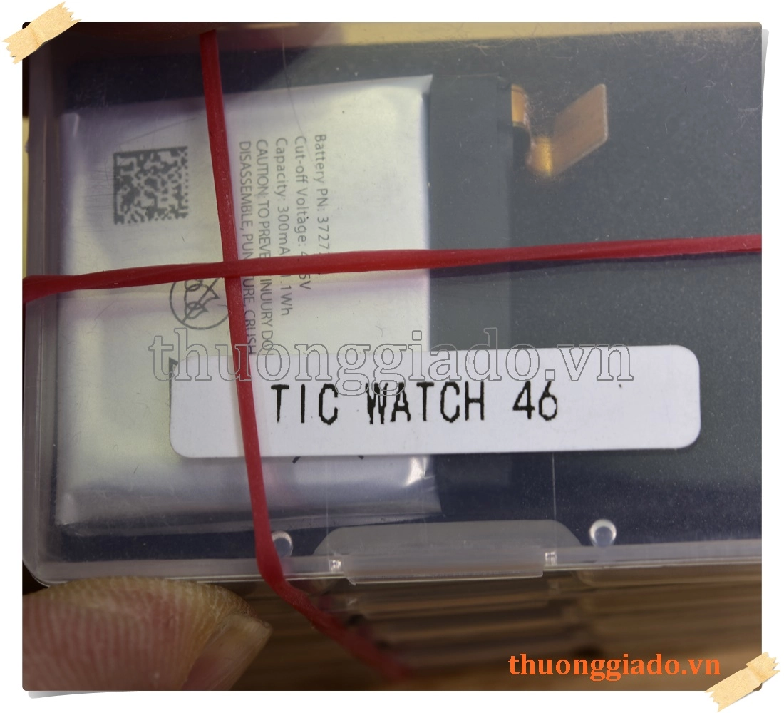 Thay pin đồng hồ thông minh smartwatch TicWatch 46mm, 300mAh, 372726