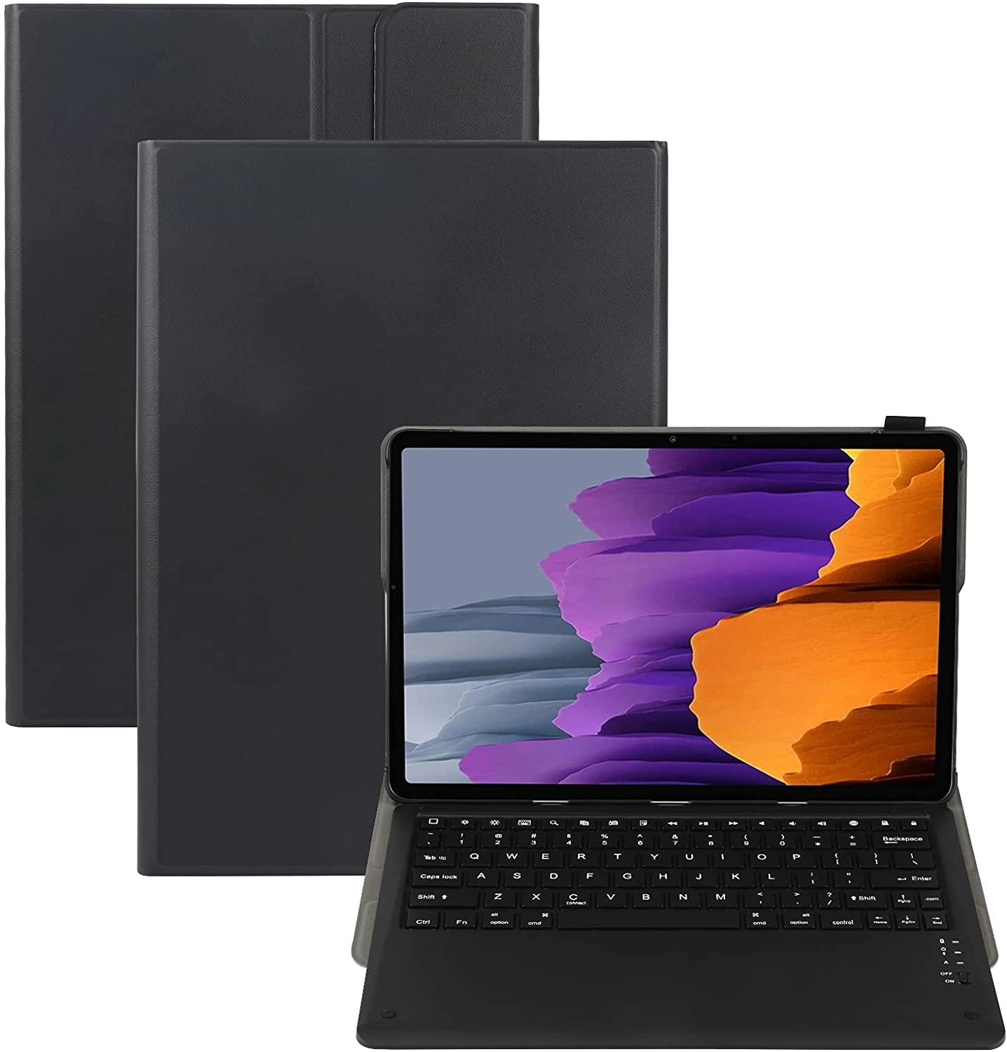 Bàn phím bluetooth Samsung Galax Tab S7+ S7 Plus S7 FE T970 T975 T976 kèm bao da