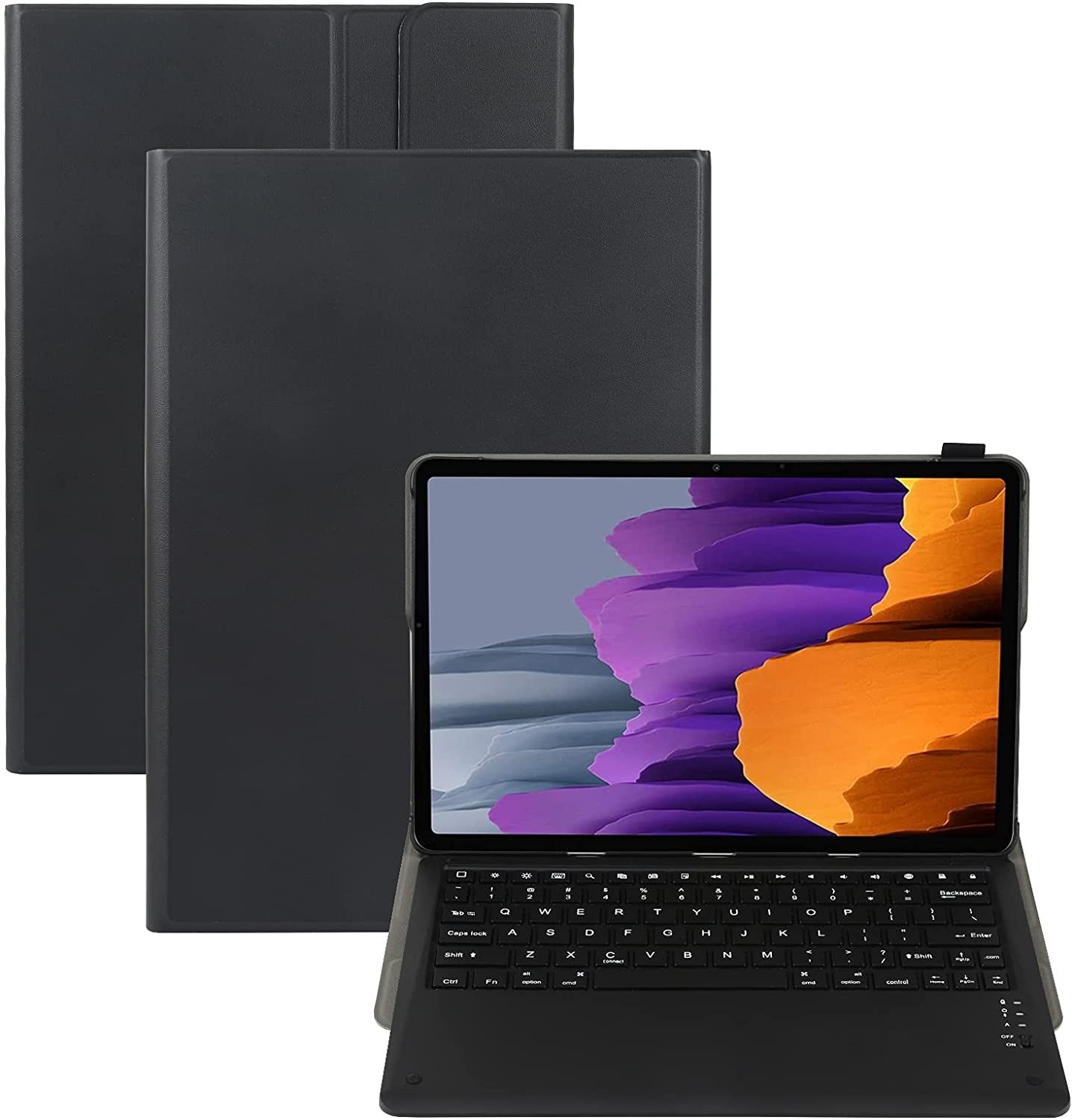 Bàn phím bluetooth Samsung Galax Tab S7+ S7 Plus S7 FE T970 T975 T976 kèm bao da