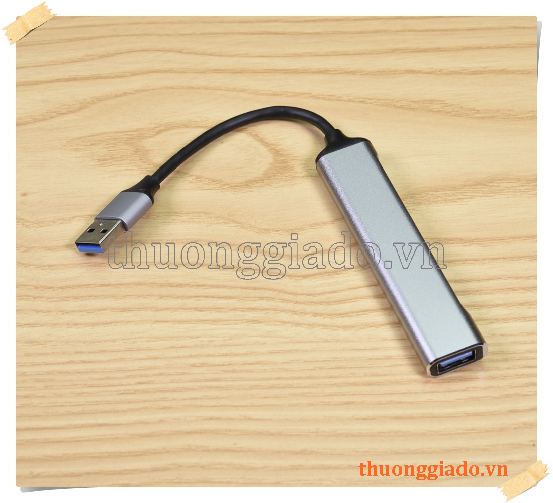 Bộ chuyển đổi đa chức năng 5 trong 1 từ USB-A ra 3 cổng USB3.0+SD+TF (usb hub)