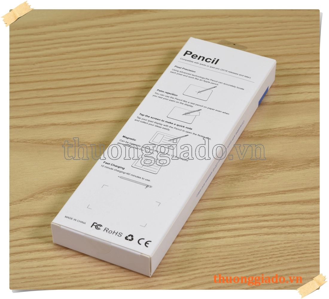Bút cảm ứng Pencil cho Apple iPad (bút thế hệ 4) cho phép tì đè màn hình