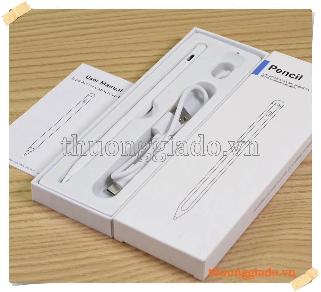 Bút cảm ứng Pencil cho Apple iPad (bút thế hệ 4) cho phép tì đè màn hình