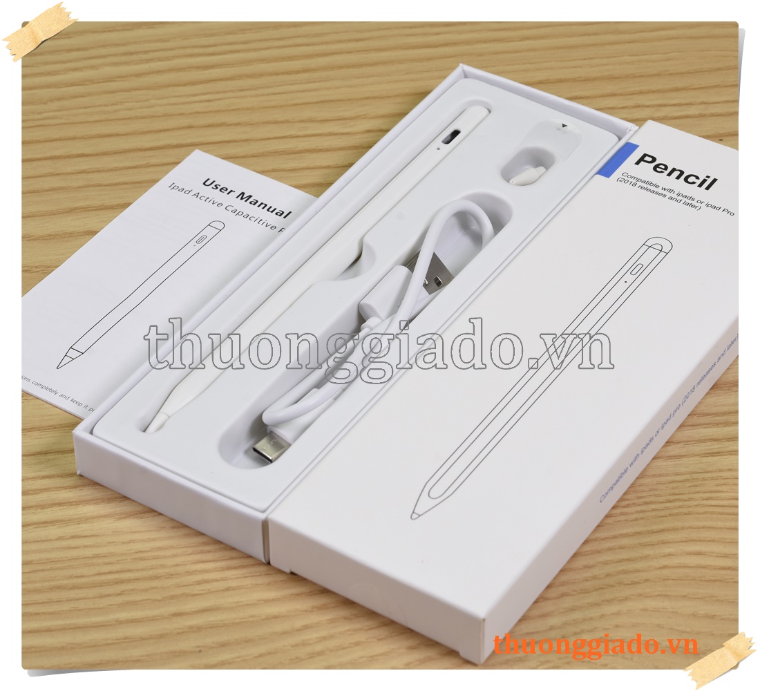 Bút cảm ứng Pencil cho Apple iPad (bút thế hệ 4) cho phép tì đè màn hình