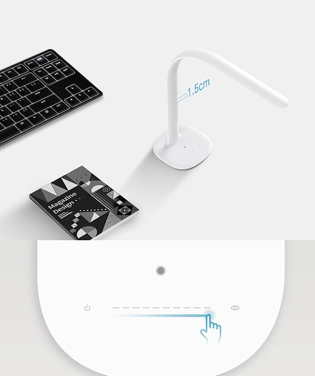 Đèn bàn thông minh Xiaomi Mijia Philips 3 màu trắng