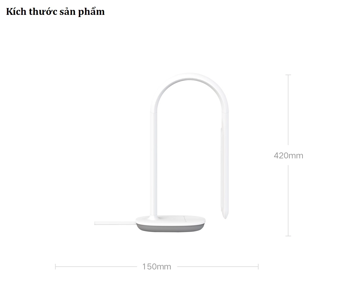 Đèn bàn thông minh Xiaomi Mijia Philips 3 màu trắng