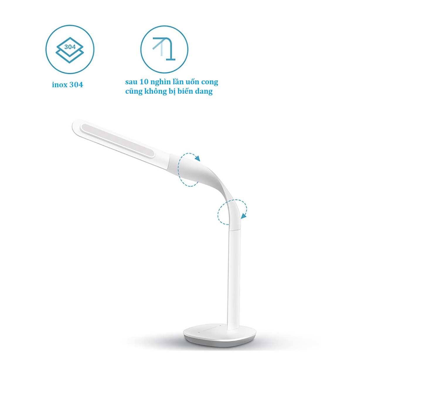 Đèn bàn thông minh Xiaomi Mijia Philips 3 màu trắng