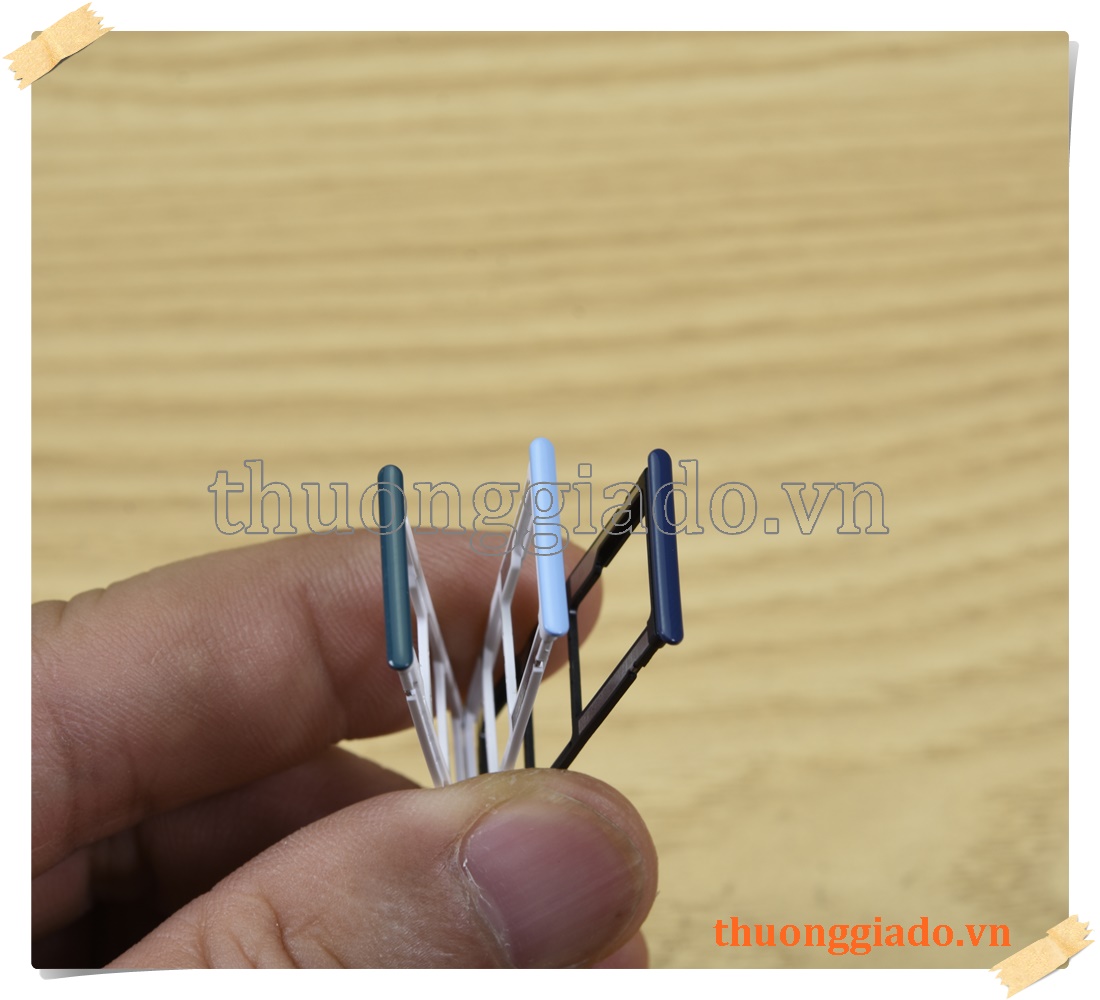 Khay sim Mi Redmi 10X (3 in 1), 02 nano sim và 01 micro sd