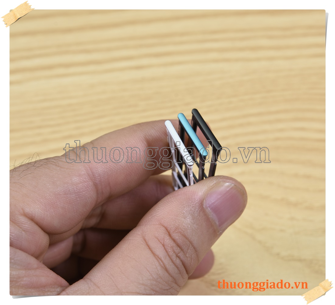 Khay sim Mi Redmi Note 9, 03 ngăn đựng trong 1, gồm cả ngăn đựng thẻ nhớ