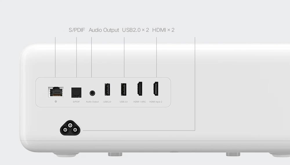 Máy chiếu thông minh Xiaomi Mijia Laser L185JCN (2400 ANSI lumen, FULL HD, 150 INCH)