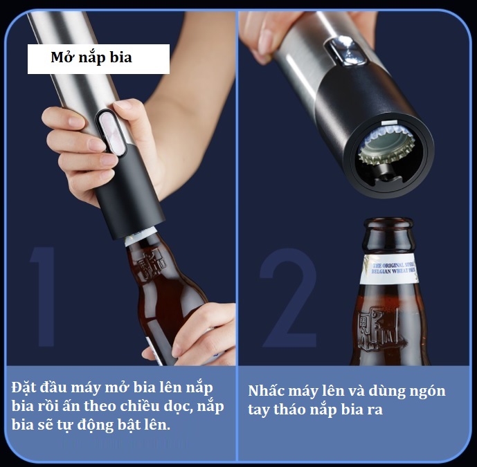 Máy vặn mở nắp nút chai rượu vang và mở nắp chai bia Xiaomi Circle Joy CJ-EKPQ07