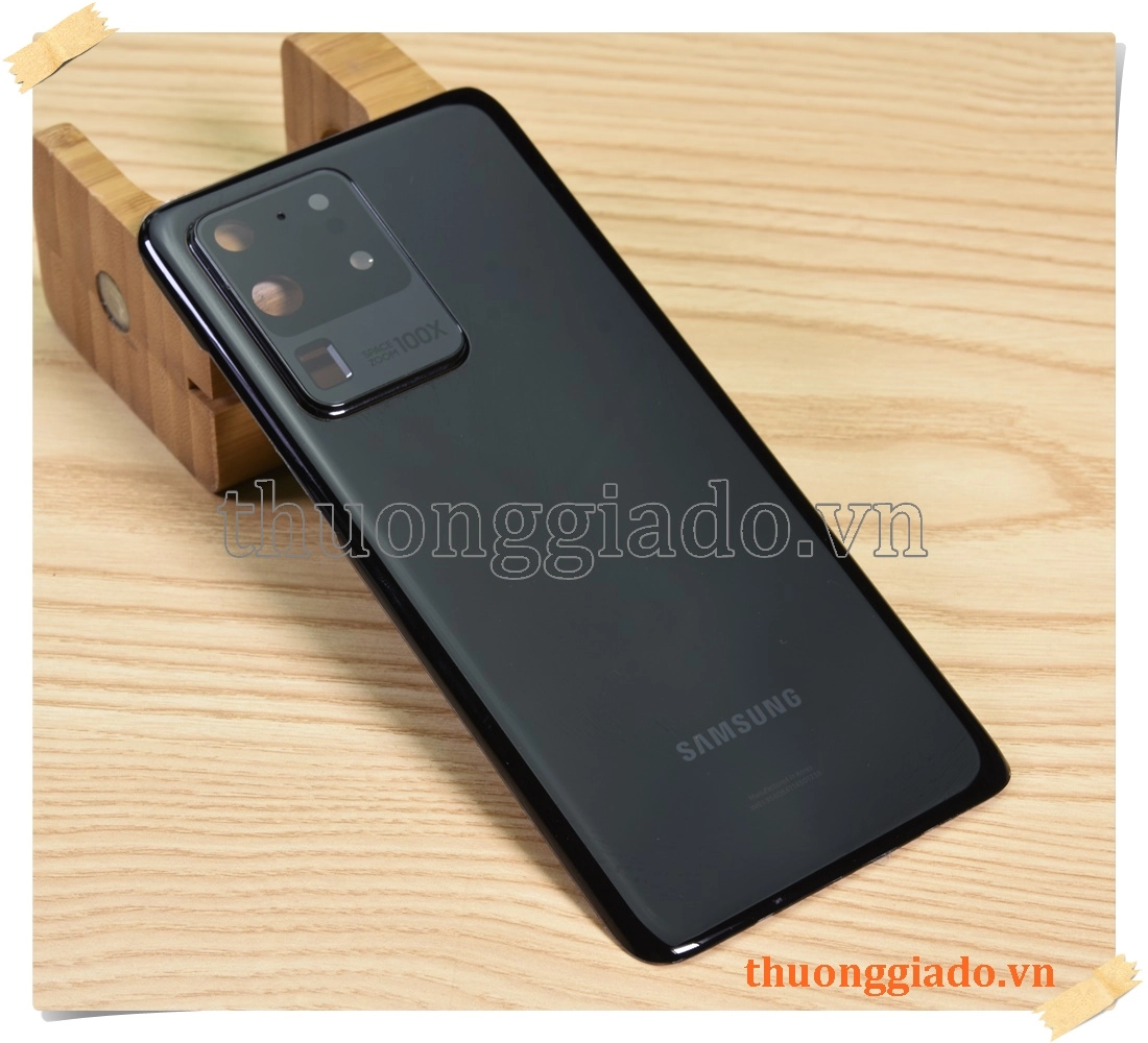 Thay kính lưng Samsung Galaxy S20 Ultra G988 (hàng zin tháo máy, kèm kính camera sau)