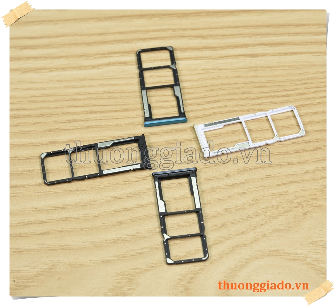 Khay sim Mi Redmi Note 9 Pro (03 ngăn đựng trong 01, 02 ngăn nano sim, 01 ngăn micro sd)