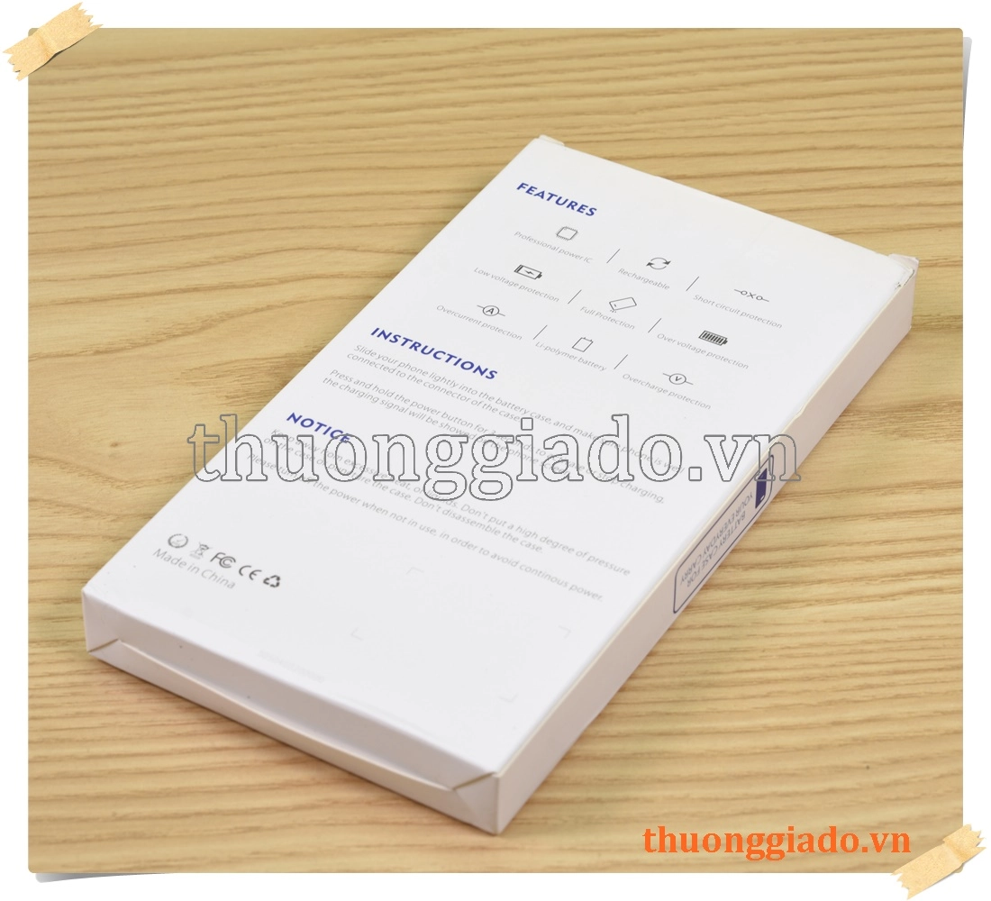 Pin sạc dự phòng iPhone XS Max 5000mAh kiêm ốp lưng bảo vệ