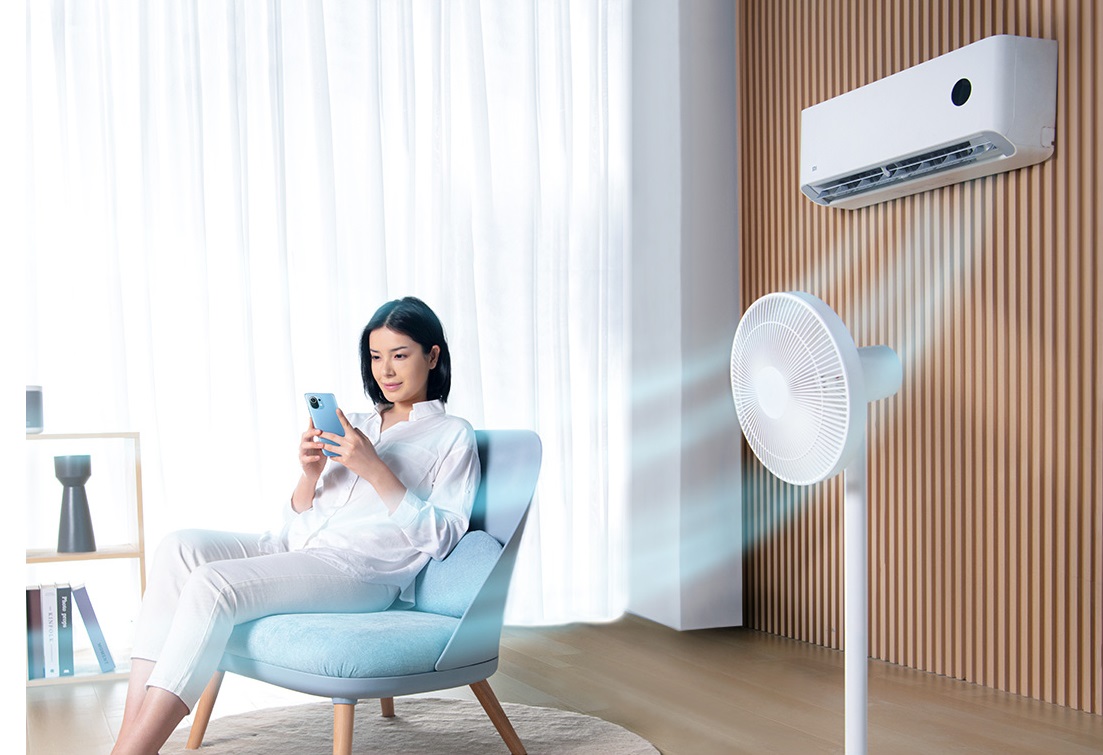 Quạt cây (quạt đứng) Xiaomi JLLDS01DM (động cơ AC, 7 cánh, 32W, kết nối Mi Home)