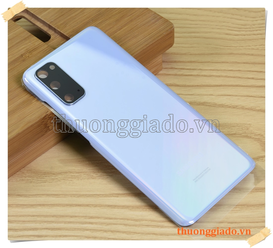 Thay kính lưng Samsung Galaxy S20 G980 (hàng zin tháo máy, kèm kính camera sau)