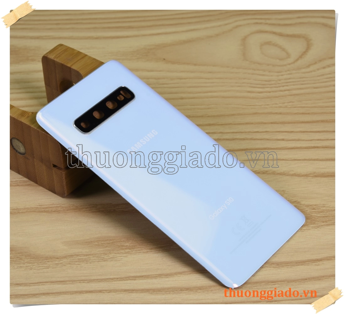 Thay kính lưng Samsung Galaxy S10 G973 (hàng zin tháo máy, kèm kính camera sau)