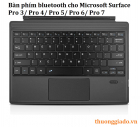 Bàn phím Microsoft Surface Pro 3/ Pro 4/ Pro 5/ Pro 6/ Pro 7 (kết nối bluetooth, có touchpad)